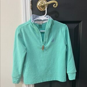 The Beaufort Bonnet Company Mint Green Quarter-Zip Pullover